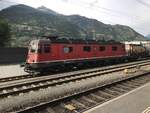 SBB Re 6/6 11630  Herzogenbuchsee  am 21.6.18 im Bahnhof Visp.