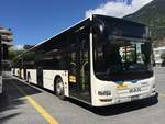 Neuer MAN Lions City für den Ortsbus Brig-Glis am 28.7.16 in Brig.