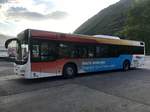 MAN Lions City vom Ortsbus Brig-Glis am 4.5.18 bei einer Werkstatt in Gamsen.