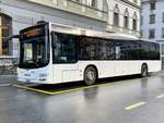 MAN Lions City Ortsbus Brig-Glis der die Seitenwerbung verloren hat am 5.11.19 in Brig.