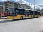 CarPostal MB Citaro Facelift G vom Unterwallis als Shuttle zum Open Air Gampel am 15.8.19 auf dem Bahnhofplatz Brig.