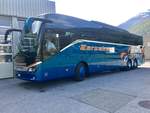 Setra 516 HD 3 von Zerzuben am 4.5.18 vor der Garage in Eyholz.